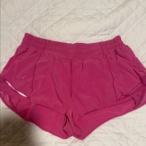 lululemon athletica Hot Pink Athletic Shorts